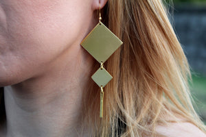 Double Rhombus earring RAS022G