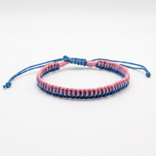 Load image into Gallery viewer, two-tone macrame bracelet
