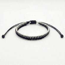 Load image into Gallery viewer, two-tone macrame bracelet