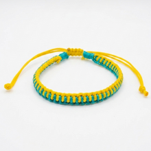 Load image into Gallery viewer, two-tone macrame bracelet
