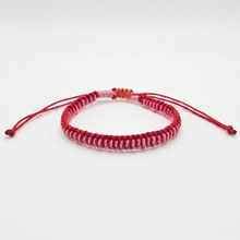 Load image into Gallery viewer, two-tone macrame bracelet
