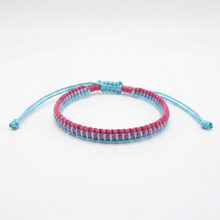 Load image into Gallery viewer, two-tone macrame bracelet