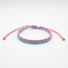 Load image into Gallery viewer, two-tone macrame bracelet