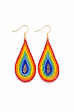 Load image into Gallery viewer, Tear Drop Bead Earrings