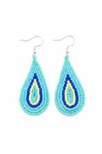 Load image into Gallery viewer, Tear Drop Bead Earrings