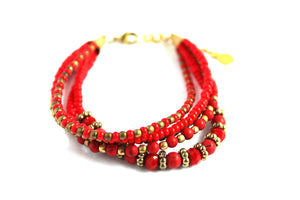 Najesha red bracelet