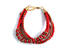 Najesha red bracelet