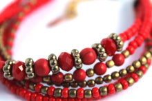 Load image into Gallery viewer, Najesha red bracelet