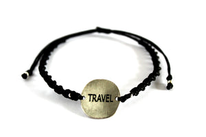 Globetrotter "travel" macrame bracelet