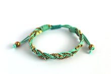 Load image into Gallery viewer, Braided bracelet T145 light teal