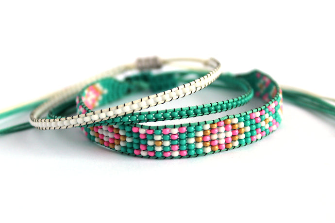 Bracelet 3 pack Happy Hippie N03