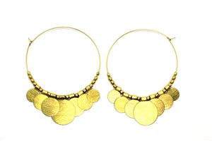Gypsy coins earrings WAH678G