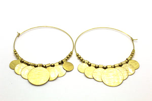 Gypsy coins earrings WAH678G