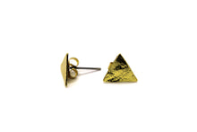 Load image into Gallery viewer, Golden Triangle Studs RAS030G