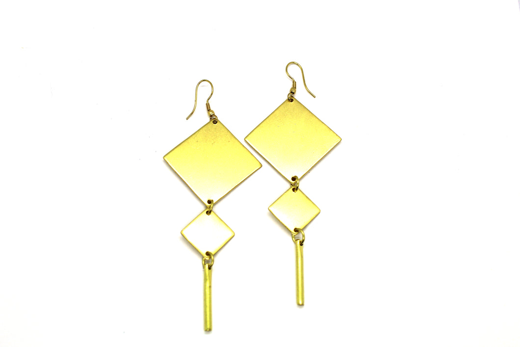 Double Rhombus earring RAS022G