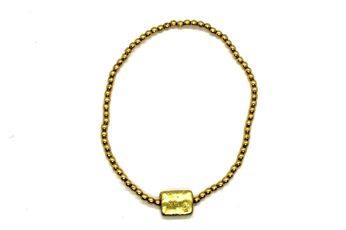 Gold bracelet pack of 10 TOF345G