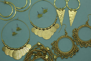 Gypsy coins earrings WAH678G