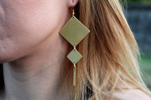 Load image into Gallery viewer, Double Rhombus earring RAS022G