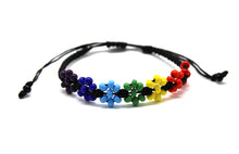 Load image into Gallery viewer, Rainbow daisies bracelet