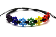 Load image into Gallery viewer, Rainbow daisies bracelet