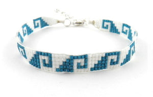 Naj329 Aztec waves bracelet