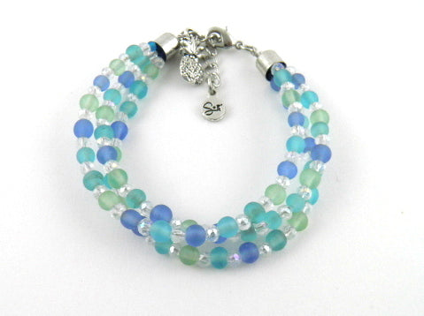 Naj182e  3 line bracelet