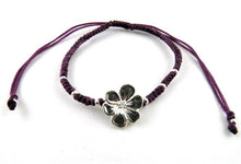 Load image into Gallery viewer, SR773 purple daisy bracelet