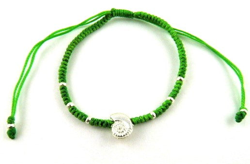 SR774 green Caracol bracelet